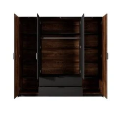 Armoire à Portes Battantes MILTON LED -Mobilier De Maison 0712ec85fe784852984d7190914095db