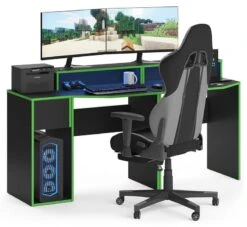 Bureau Ordinateur Kron Noir/Vert Set 8 -Mobilier De Maison 073f95aceffe436d92b565a741e42343.cropped 32 127 942 864.processed