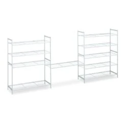 Étagère à Chaussures Empilable 5 Niveaux -Mobilier De Maison 0b28937f472a496784ca2ea703fda79a