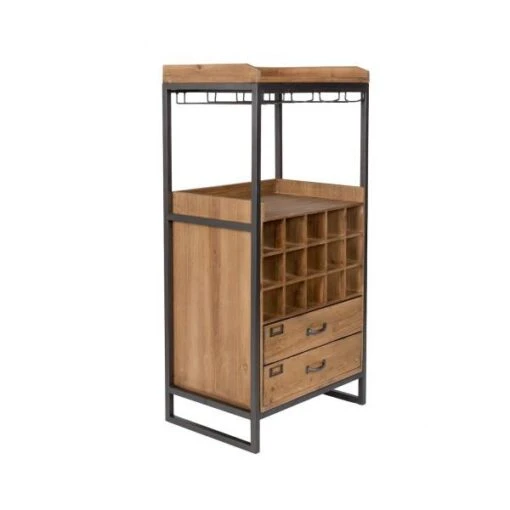 Armoire Bar à Vin Vintage Bois Clair -Mobilier De Maison 0c4a162d3b05439da2acc40bea9cb3af