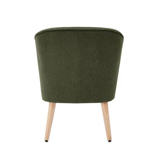 Fauteuil TIVOLI Tissu Bouclette Kaki -Mobilier De Maison 0d92ef959a0844dfa2514ea87ccde1d4