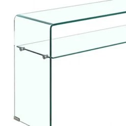 Console En Verre Avec étagère - ICE -Mobilier De Maison 0e7464f9e66f4948bc88f6f8c48d5303