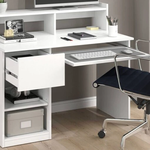 Buerau Informatique Keno Blanc -Mobilier De Maison 0eb8da2852ba456abb278afe9b217427