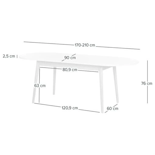 Table Extensible LINDHOLM Ovale -Mobilier De Maison 1000008040 230728 500 SKETCH DETAILS P000000001000008040 sketch