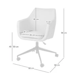 Chaise De Bureau Pivotante NICHOLAS -Mobilier De Maison 1000016126 230912 500 SKETCH DETAILS P000000001000016126 sketch