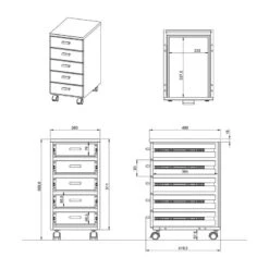 Caisson à Roulettes Colour -Mobilier De Maison 1000039248 180615 14545802 GALLERYIMAGES P000000001000039248