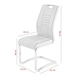 Chaise Cantilever Toummo -Mobilier De Maison 1000046725 200703 06292600001 SKETCH DETAILS P000000001000046725 sketch