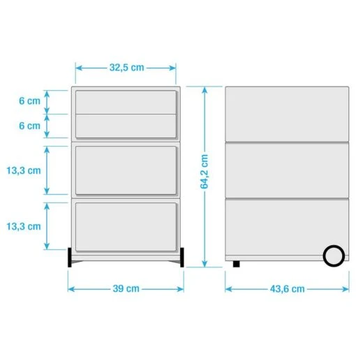 Caisson à Roulettes EasyBox II -Mobilier De Maison 1000071337 220107 144343000511 SKETCH DETAILS P000000001000071337 sketch