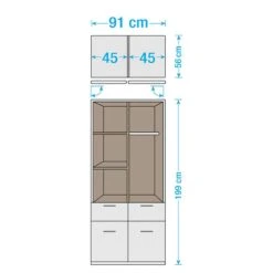 Armoire à Portes Battantes Bochum -Mobilier De Maison 1000076418 210727 12410500004 SKETCH DETAILS P000000001000076418 sketch