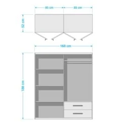 Armoire à Portes Battantes Rasant-Extra -Mobilier De Maison 1000079635 220826 500 SKETCH DETAILS P000000001000079635 sketch