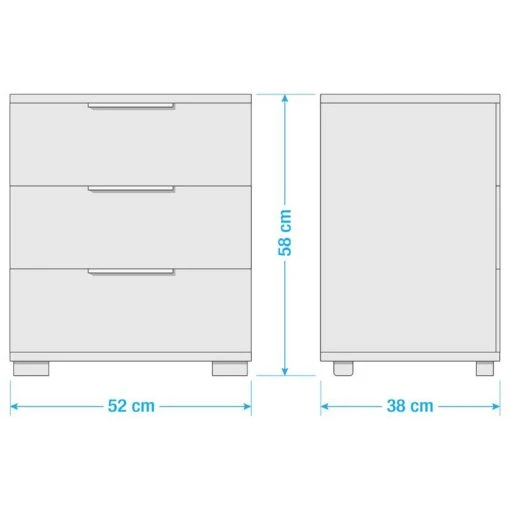 Table De Nuit Easy Plus II -Mobilier De Maison 1000116689 211221 140451000530 SKETCH DETAILS P000000001000116689 sketch