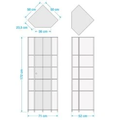 Vitrine D'angle Amalia I -Mobilier De Maison 1000123623 190621 12570300098 GALLERYIMAGES P000000001000123623