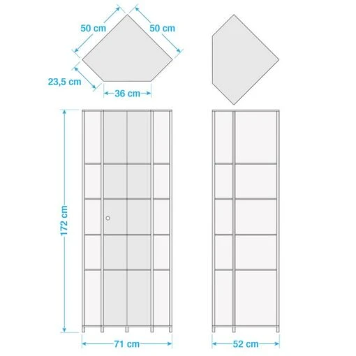 Vitrine D'angle Amalia I -Mobilier De Maison 1000123623 190621 12570300098 GALLERYIMAGES P000000001000123623