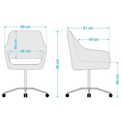 Chaise De Bureau Leezy -Mobilier De Maison 1000123851 200701 14293200011 SKETCH DETAILS P000000001000123851 sketch