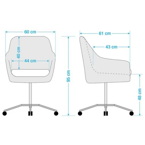 Chaise De Bureau Leezy -Mobilier De Maison 1000123851 200701 14293200011 SKETCH DETAILS P000000001000123851 sketch