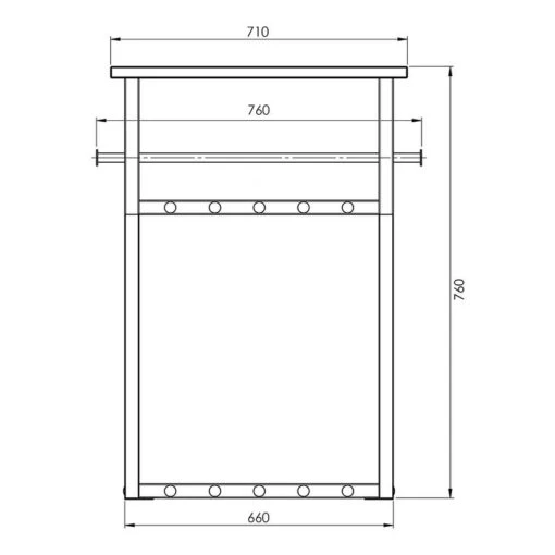 Porte-manteau Mural Norton II -Mobilier De Maison 1000131950 230322 500 SKETCH DETAILS P000000001000131950 sketch