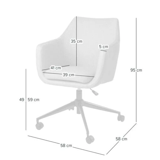 Chaise De Bureau Pivotante NICHOLAS -Mobilier De Maison 1000153565 230912 500 SKETCH DETAILS P000000001000153565 sketch