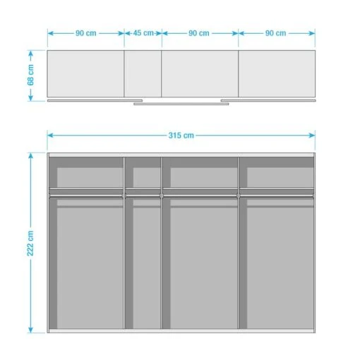 Armoire Portes Coulissantes Beluga-Plus -Mobilier De Maison 1000164637 190307 18043000032 GALLERYIMAGES P000000001000164637