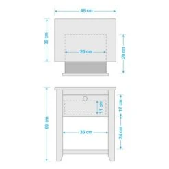 Table De Chevet Belleria -Mobilier De Maison 1000187589 200214 06021600018 SKETCH DETAILS P000000001000187589 sketch