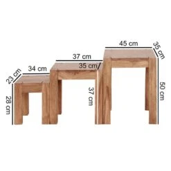 Tables Gigognes Woodfin (lot De 3) -Mobilier De Maison 1000194211 200108 10050200054 SKETCH DETAILS P000000001000194211 sketch