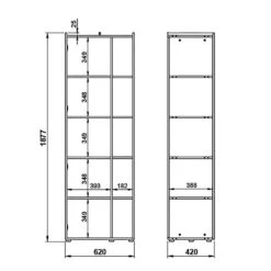 Armoire De Bureau Austin II -Mobilier De Maison 1000197002 191203 06445900081 SKETCH DETAILS P000000001000197002 sketch