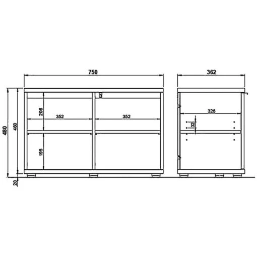 Ensemble D’entrée Fremont III (2 élém.) -Mobilier De Maison 1000205023 200512 16561800127 SKETCH DETAILS P000000001000205023 sketch