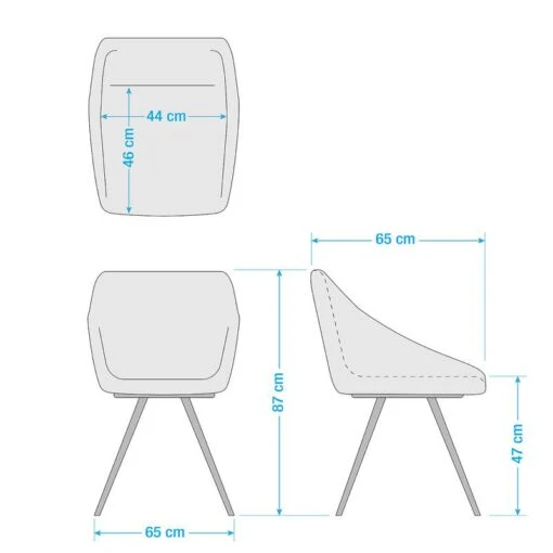 Chaise Capitonnée Randall -Mobilier De Maison 1000210863 200814 11091200021 SKETCH DETAILS P000000001000210863 sketch