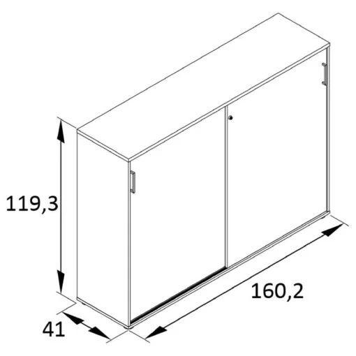 Armoire De Bureau Cookley I -Mobilier De Maison 1000214829 200608 06120000045 SKETCH DETAILS P000000001000214829 sketch