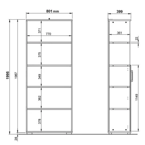 Armoire De Bureau GW-Profi 2.0 II -Mobilier De Maison 1000222872 200821 11194700065 SKETCH DETAILS P000000001000222872 sketch