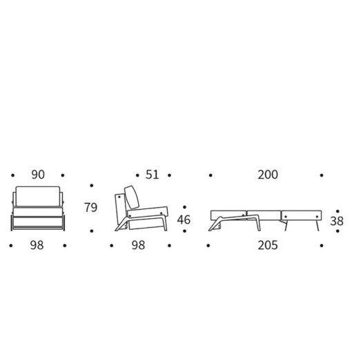 Fauteuil Convertible Cubed -Mobilier De Maison 1000244279 210218 14554900058 SKETCH DETAILS P000000001000244279 sketch