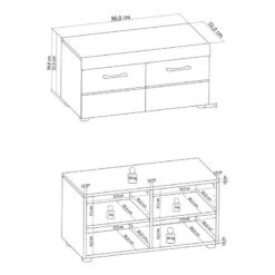 Ensemble D’entrée Liffre I (5 éléments) -Mobilier De Maison 1000252554 210318 08015800010 SKETCH DETAILS P000000001000252554 sketch