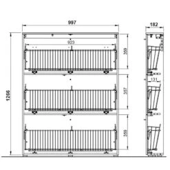 Meuble à Chaussures Utah II -Mobilier De Maison 1000266169 210521 07003400027 SKETCH DETAILS P000000001000266169 sketch