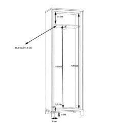 Armoire D’entrée Egan I -Mobilier De Maison 1000270242 210609 06160100236 SKETCH DETAILS P000000001000270242 sketch