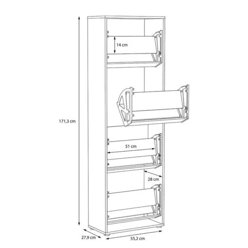 Meuble à Chaussures Siano -Mobilier De Maison 1000285705 220908 501 SKETCH DETAILS P000000001000285705 sketch