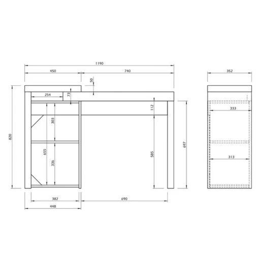 Bureau Detroit -Mobilier De Maison 1000289237 210902 12454800009 SKETCH DETAILS P000000001000289237 sketch