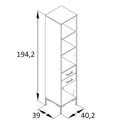 Étagère De Bureau Cumminus -Mobilier De Maison 1000296211 210927 081945000529 SKETCH DETAILS P000000001000296211 sketch