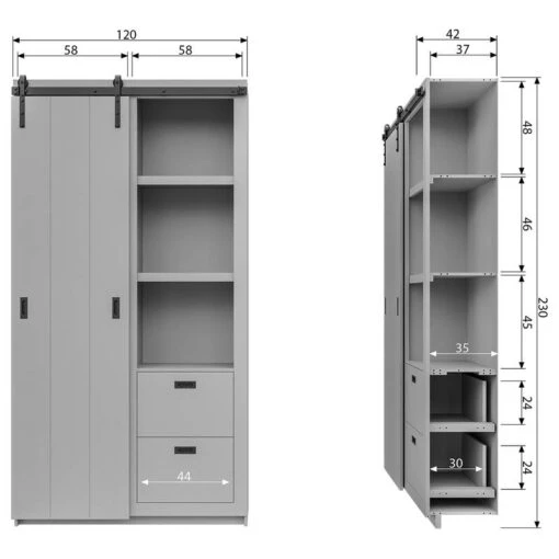 Armoire D’entrée Kabila -Mobilier De Maison 1000304159 211029 123413000571 SKETCH DETAILS P000000001000304159 sketch