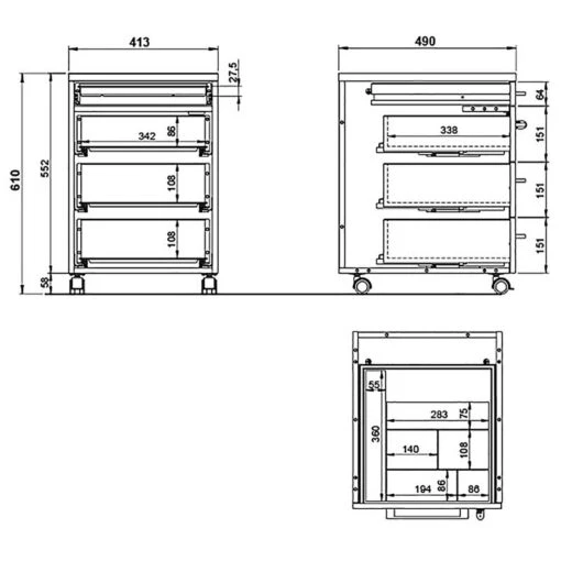 Caisson à Roulettes GW-Agenda -Mobilier De Maison 1000307863 211109 161638000540 SKETCH DETAILS P000000001000307863 sketch