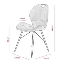 Chaise Capitonnée Glin -Mobilier De Maison 1000309932 211117 170531000589 SKETCH DETAILS P000000001000309932 sketch