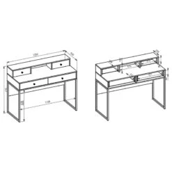 Bureau Shiny -Mobilier De Maison 1000325189 220113 1531070000508 SKETCH DETAILS P000000001000325189 sketch