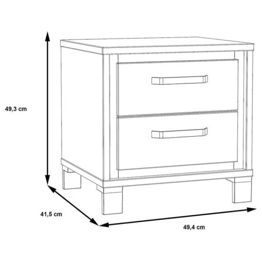 Table De Chevet Roland -Mobilier De Maison 1000325246 220121 150520000500 SKETCH DETAILS P000000001000325246 sketch