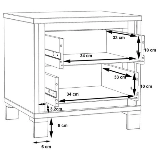 Table De Chevet Roland -Mobilier De Maison 1000325246 220121 150520000501 SKETCH DETAILS P000000001000325246 sketch