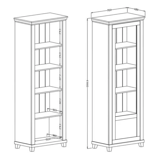 Vitrine Emmanuela -Mobilier De Maison 1000339984 220317 500 SKETCH DETAILS P000000001000339984 sketch