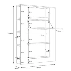 Secrétaire Warner -Mobilier De Maison 1000348136 220505 501 SKETCH DETAILS P000000001000348136 sketch