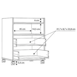 Caisson De Bureau Trent -Mobilier De Maison 1000348142 220505 501 SKETCH DETAILS P000000001000348142 sketch