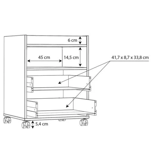 Caisson De Bureau Trent -Mobilier De Maison 1000348142 220505 501 SKETCH DETAILS P000000001000348142 sketch