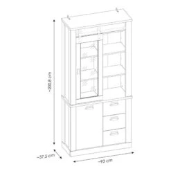 Vaisselier Shutter I -Mobilier De Maison 1000348681 220505 500 SKETCH DETAILS P000000001000348681 sketch