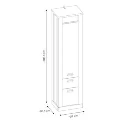 Armoire D’entrée Shutter II -Mobilier De Maison 1000348688 220505 500 SKETCH DETAILS P000000001000348688 sketch