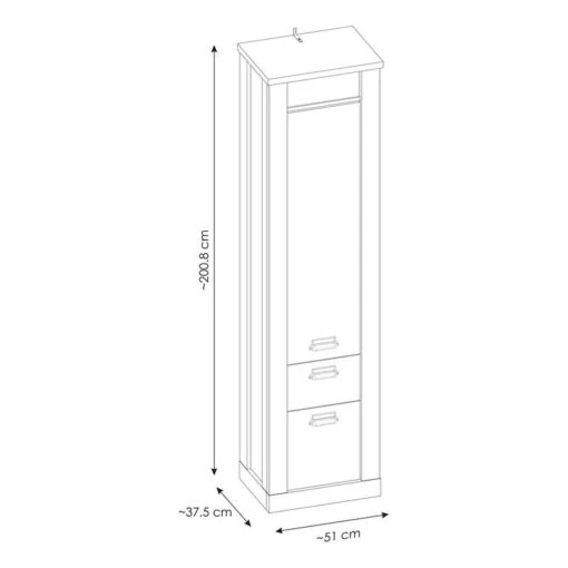 Armoire D’entrée Shutter II -Mobilier De Maison 1000348688 220505 500 SKETCH DETAILS P000000001000348688 sketch