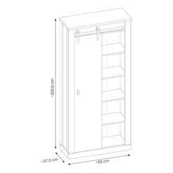 Armoire D’entrée Shutter I -Mobilier De Maison 1000348692 220505 500 SKETCH DETAILS P000000001000348692 sketch